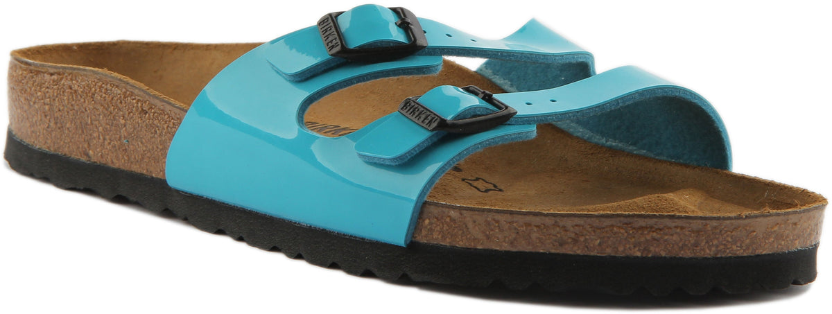 Sandalias Ibiza de Birkenstock | Birko-Flor azul marino para mujer