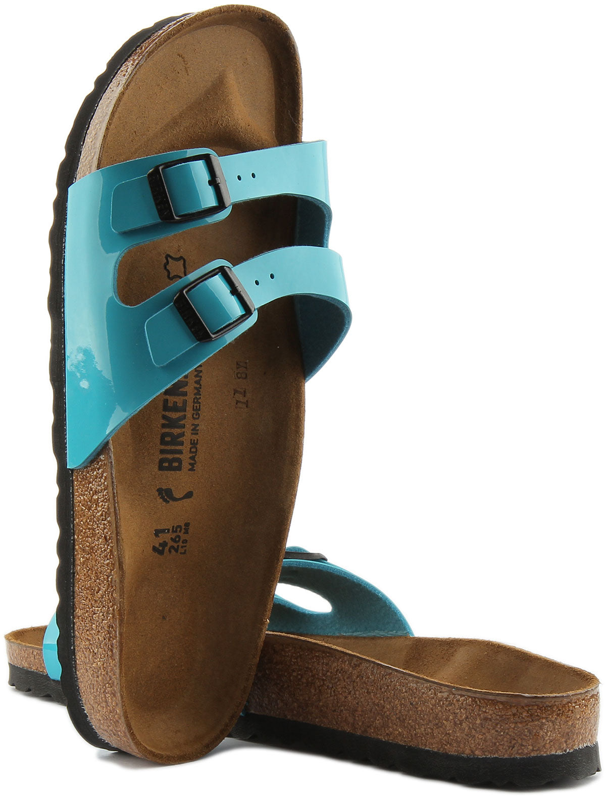 Sandalias Ibiza de Birkenstock | Birko-Flor azul marino para mujer