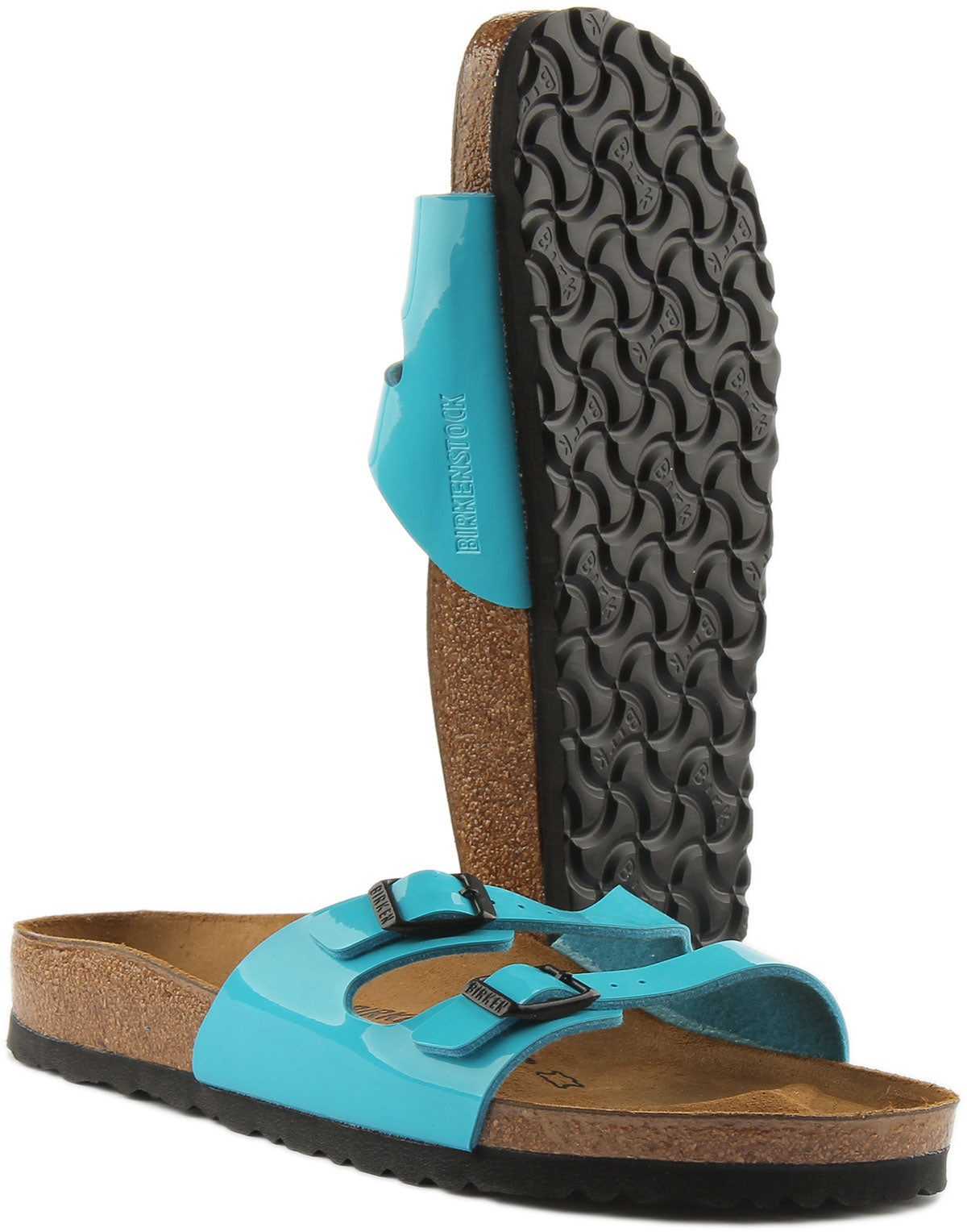 Sandalias Ibiza de Birkenstock | Birko-Flor azul marino para mujer