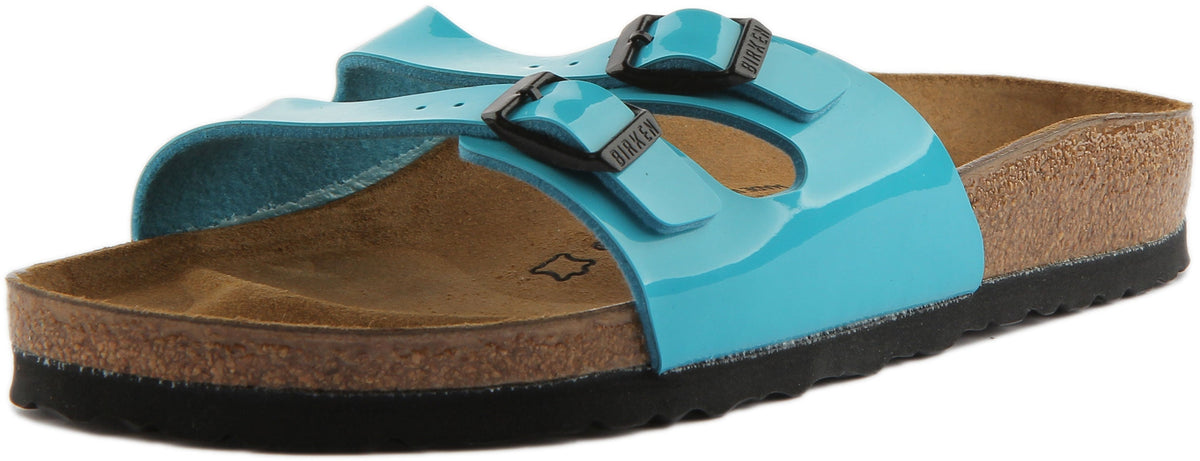 Sandalias Ibiza de Birkenstock | Birko-Flor azul marino para mujer