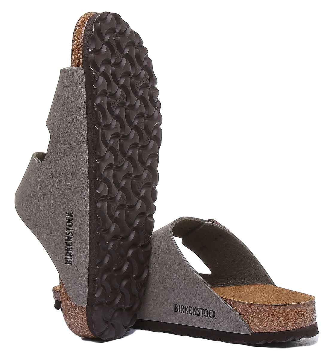 Birkenstock Arizona sandalen | stone Birko-Flor voor dames