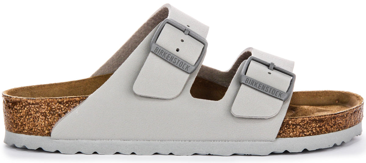 Sandales Birkenstock Arizona | Couleur pierre en Birko-Flor pour femme