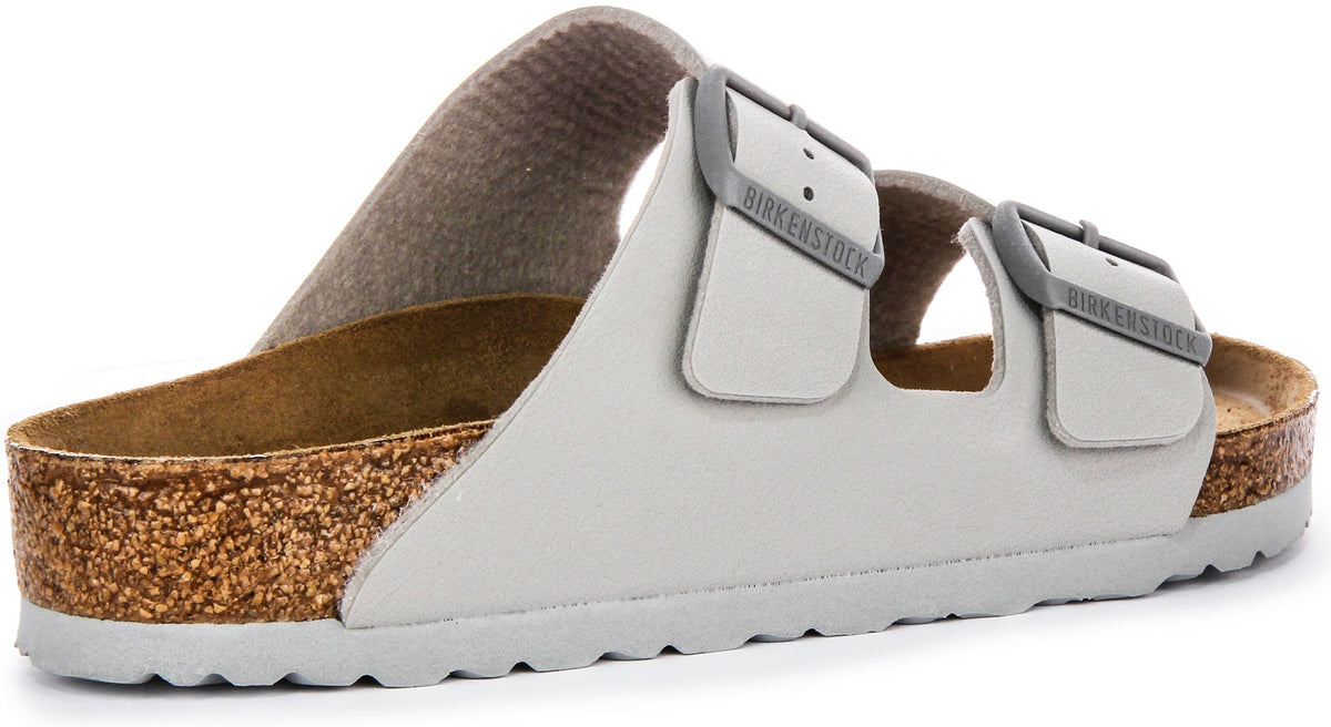 Sandales Birkenstock Arizona | Couleur pierre en Birko-Flor pour femme