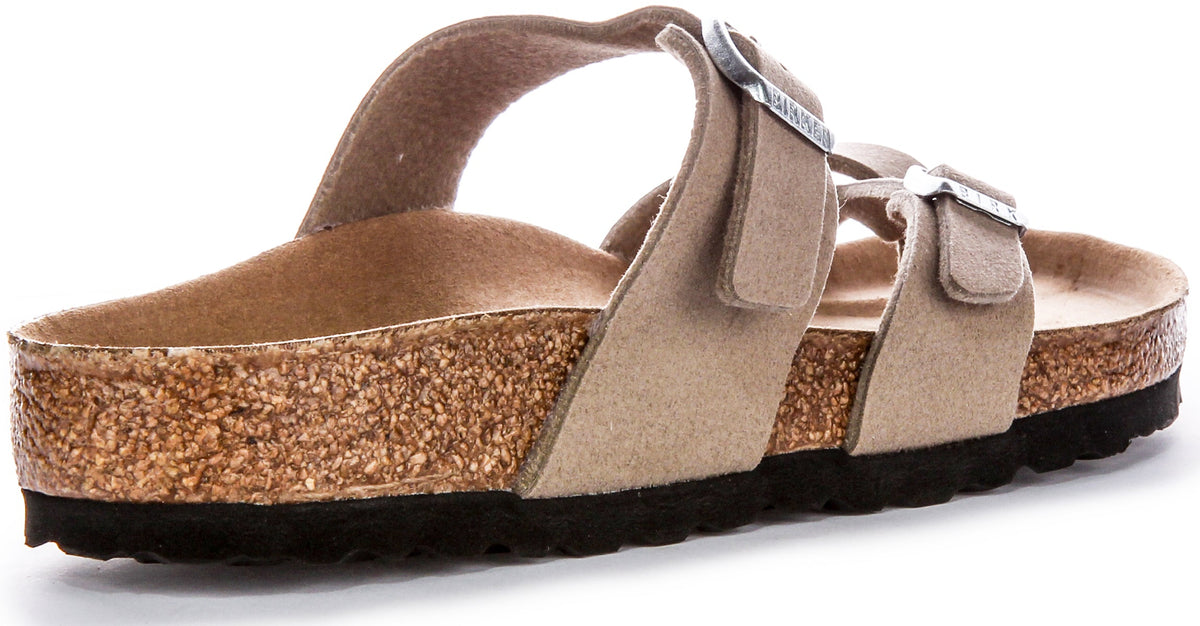 Birkenstock Mayari-sandalen | Taupekleurig Birko-Flor - veganvriendelijk voor heren en dames