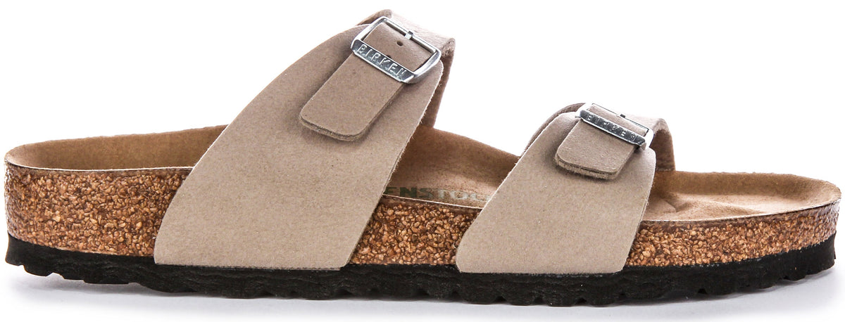 Sabots Birkenstock Sydney | Birko-Flor taupe - Adaptés aux végans pour femmes