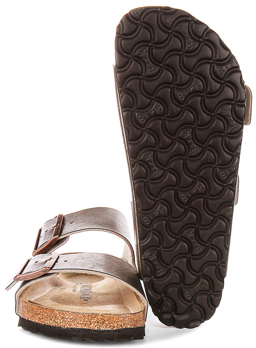 Birkenstock Arizona-sandaler | Taupe Birko-Flor för dam - Normal passform