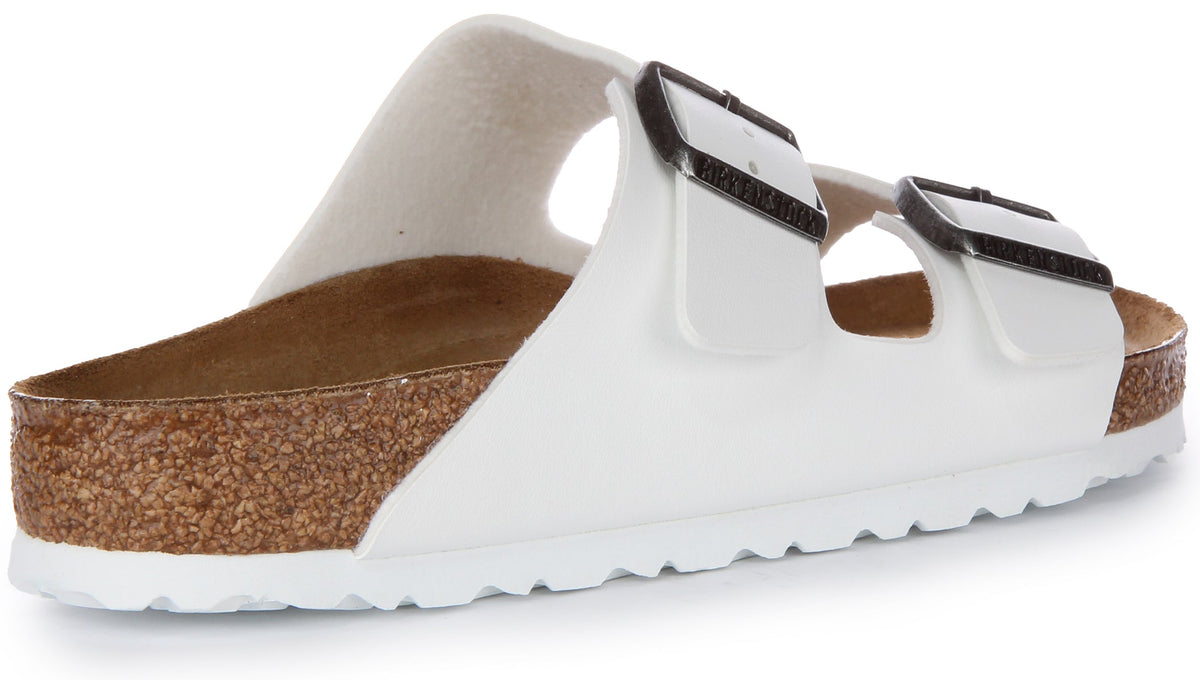 Sandalias Birkenstock Arizona | Birko-Flor blanca para mujer