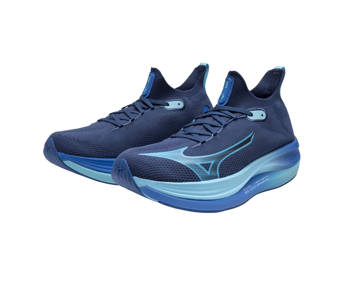Mizuno Wave Neo Vista uniseks - energie in het donker