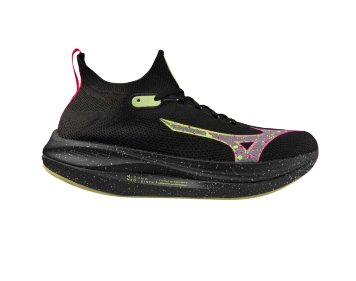 Mizuno Wave Neo Vista uniseks - energie in het donker