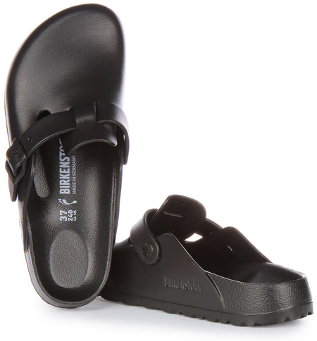 Sabots Birkenstock Boston | EVA noir - Édition Essentials pour femmes