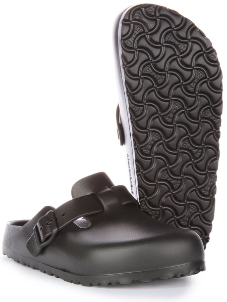 Sabots Birkenstock Boston | EVA noir - Édition Essentials pour femmes