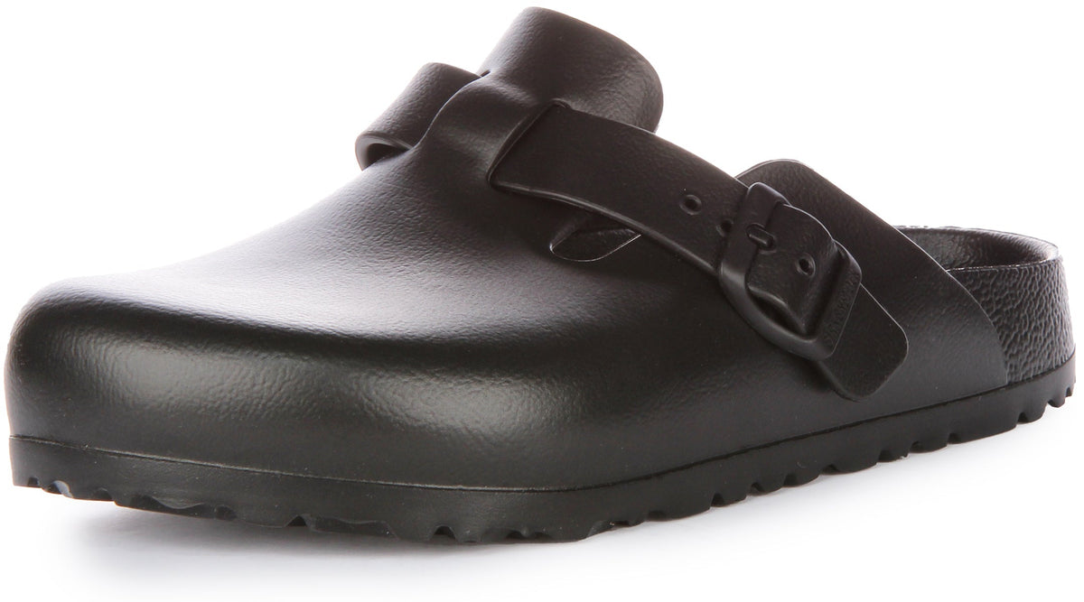 Sabots Birkenstock Boston | EVA noir - Édition Essentials pour femmes