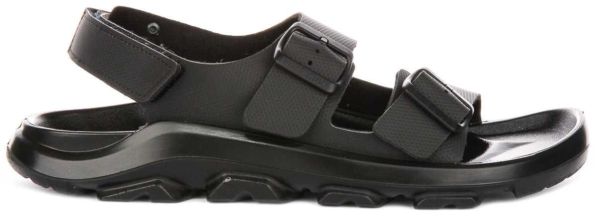 Zapatillas Birkenstock Mogami Terra | Cuero auténtico negro para hombre - Horma normal