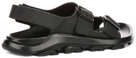 Zapatillas Birkenstock Mogami Terra | Cuero auténtico negro para hombre - Horma normal