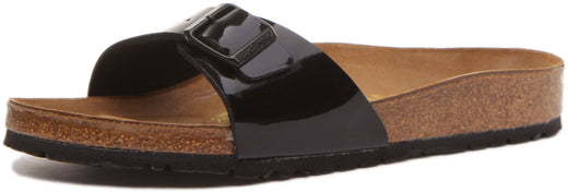 Sandales Birkenstock Madrid | Noires en Birko-Flor pour femme