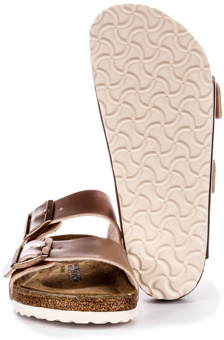 Sandalias Birkenstock Arizona | Birko-Flor color cobre para niños - Ajuste regular