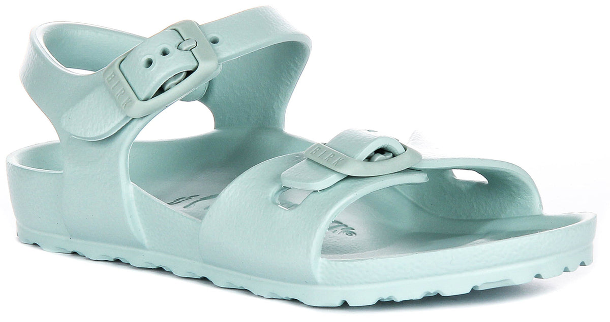 Sandalias Birkenstock Rio | EVA verde para niños - Horma estrecha