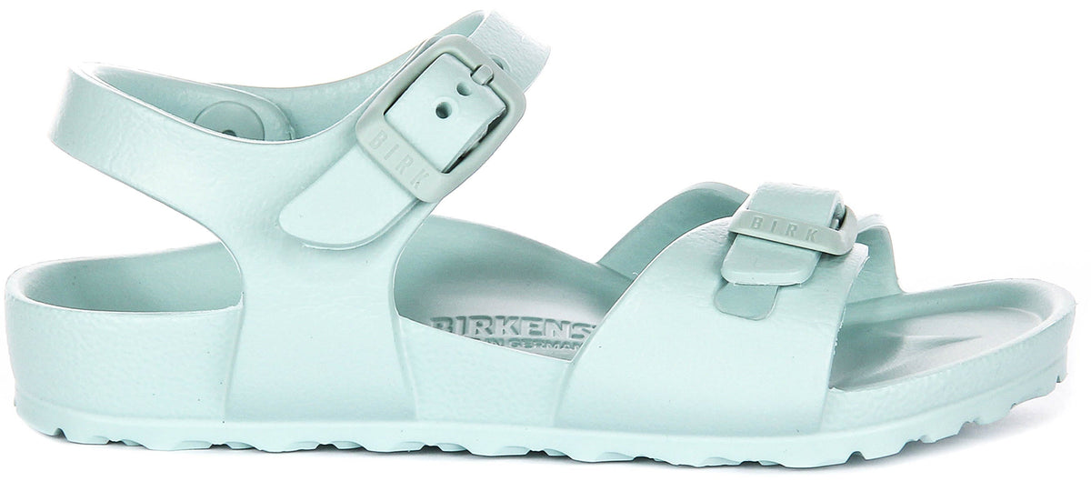 Sandalias Birkenstock Rio | EVA verde para niños - Horma estrecha