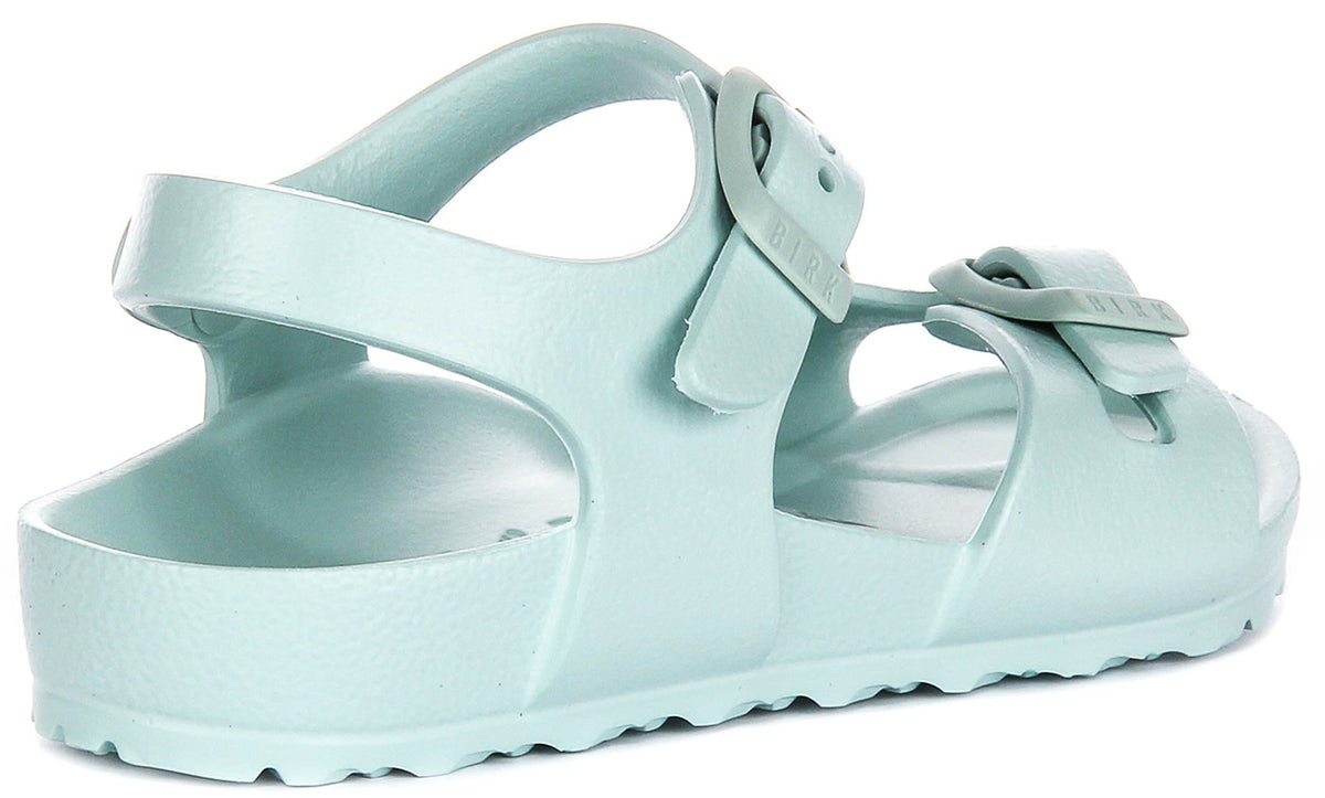 Sandalias Birkenstock Rio | EVA verde para niños - Horma estrecha