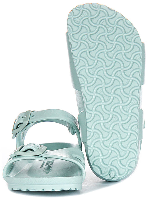 Sandalias Birkenstock Rio | EVA verde para niños - Horma estrecha