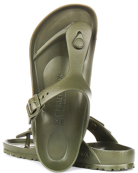 Birkenstock Gizeh-sandalen | Kaki EVA voor dames en heren - Normale pasvorm