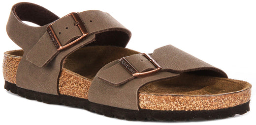 Birkenstock New York-schoenen | Mokka Birko-Flor voor kinderen