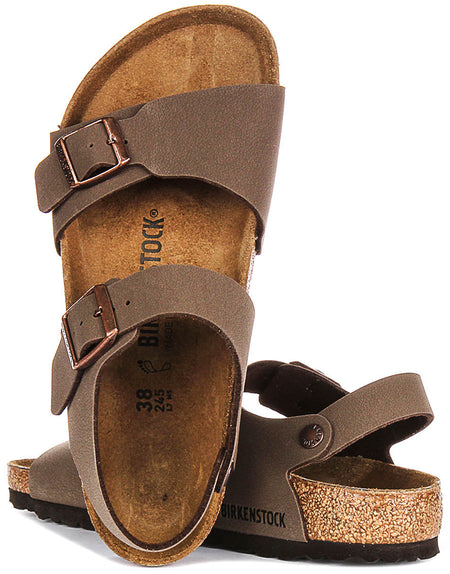 Scarpe Birkenstock New York | Birko-Flor color moka per bambini