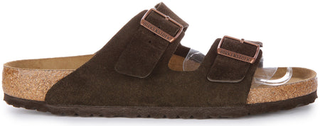 Birkenstock Arizona-sandalen | mokkakleurig suède leer voor heren