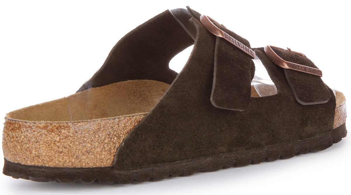 Birkenstock Arizona-sandalen | mokkakleurig suède leer voor heren