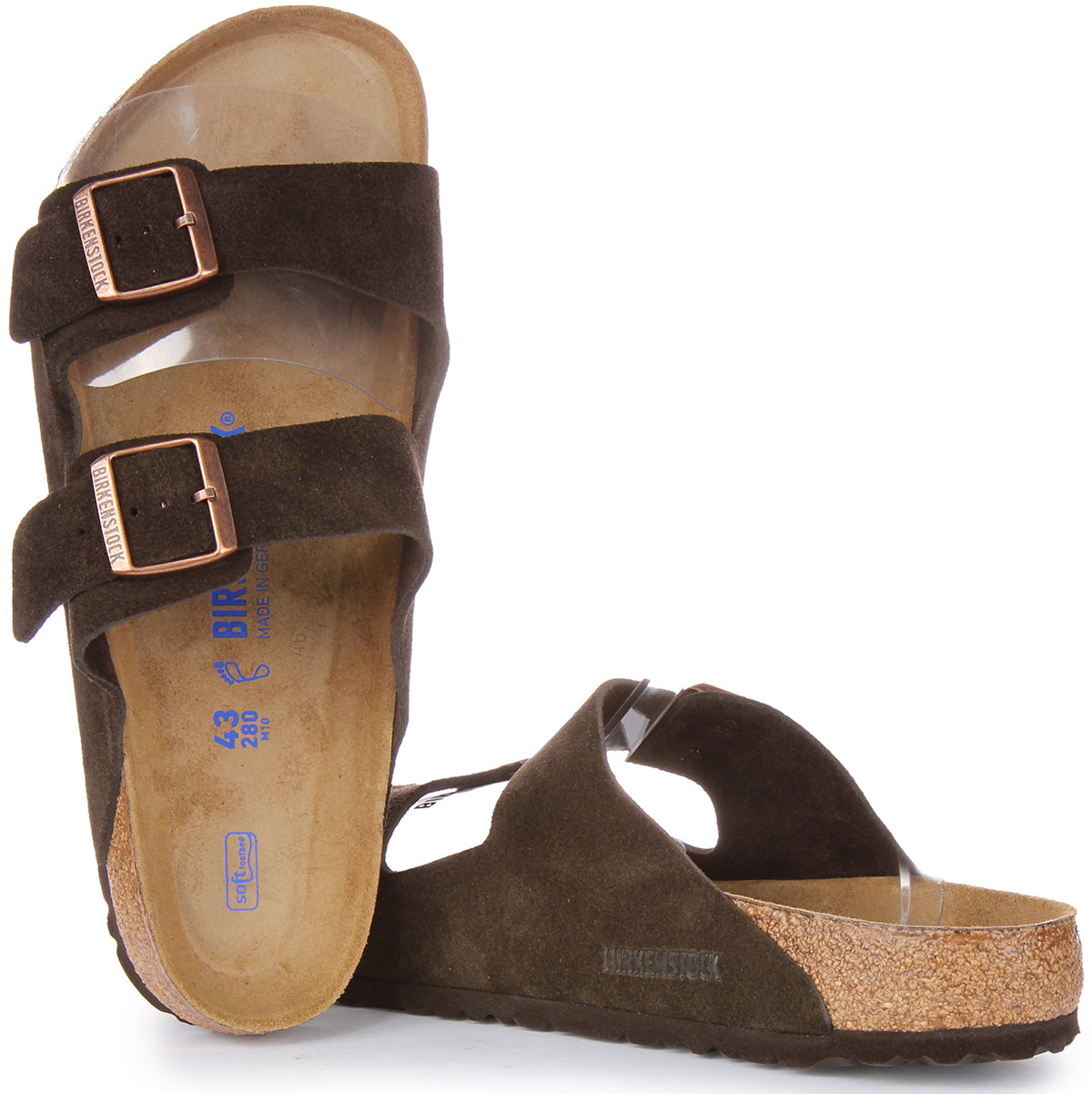 Birkenstock Arizona-sandalen | mokkakleurig suède leer voor heren
