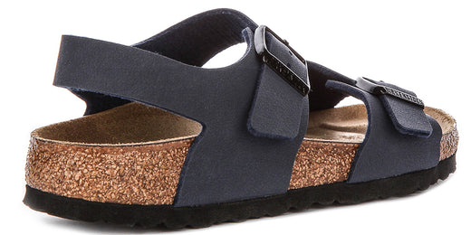 Birkenstock New York-schoenen | marineblauw Birkenstock-bovenmateriaal voor kinderen - smalle pasvorm