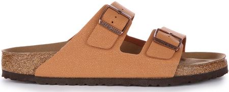 Sandales Birkenstock Arizona | Birko-Flor pêche - Adaptées aux végétaliens pour homme et femme
