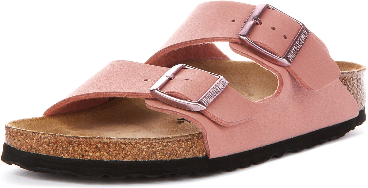 Birkenstock Arizona-sandaler | rosa Birko-Flor för barn - smal passform