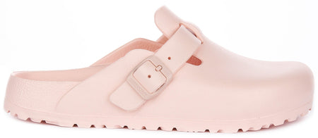 Sabots Birkenstock Boston | EVA rose pour hommes et femmes - Coupe étroite