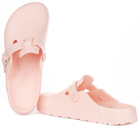 Sabots Birkenstock Boston | EVA rose pour hommes et femmes - Coupe étroite