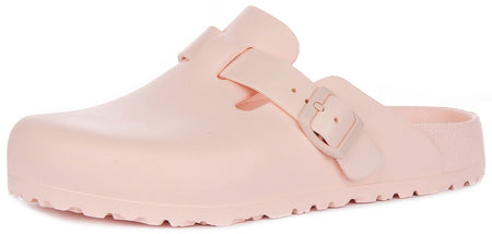 Sabots Birkenstock Boston | EVA rose pour hommes et femmes - Coupe étroite