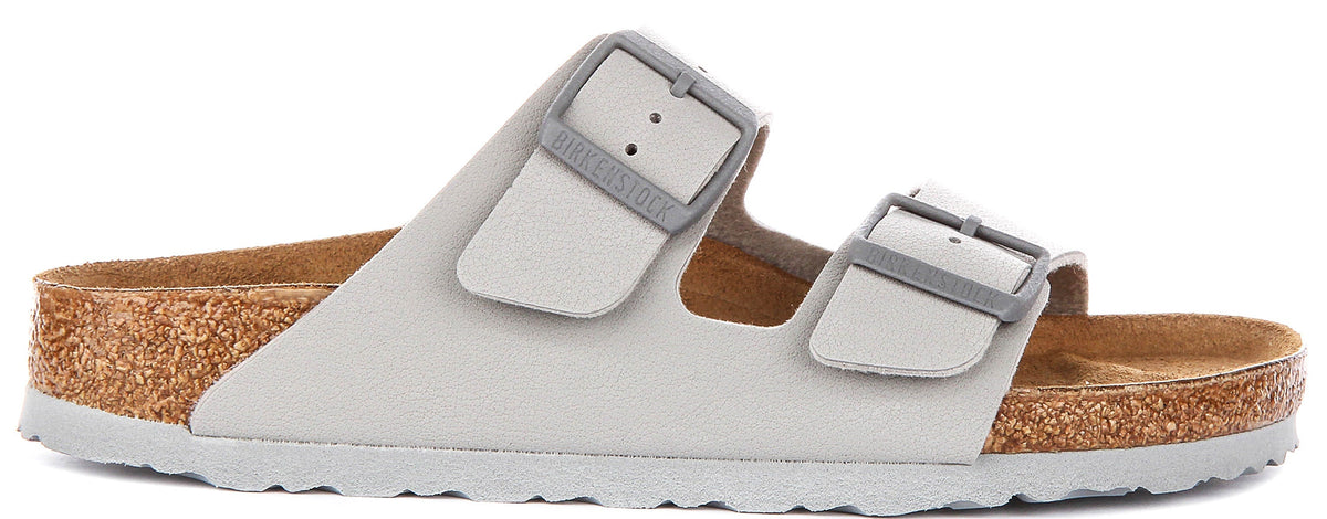Sandales Birkenstock Arizona | Birko-Flor pierre pour femmes - coupe étroite