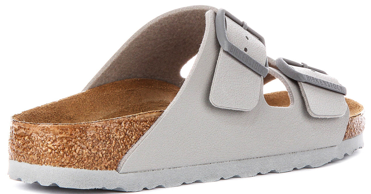 Sandales Birkenstock Arizona | Birko-Flor pierre pour femmes - coupe étroite