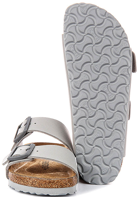 Sandales Birkenstock Arizona | Birko-Flor pierre pour femmes - coupe étroite