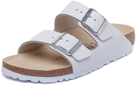 Birkenstock Arizona sandalen | wit nubuckleer voor dames