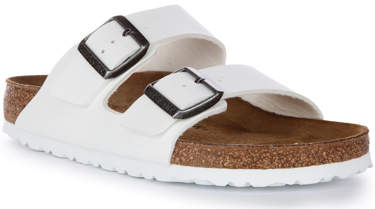 Sandalias Birkenstock Arizona | Birko-Flor blanca para mujer