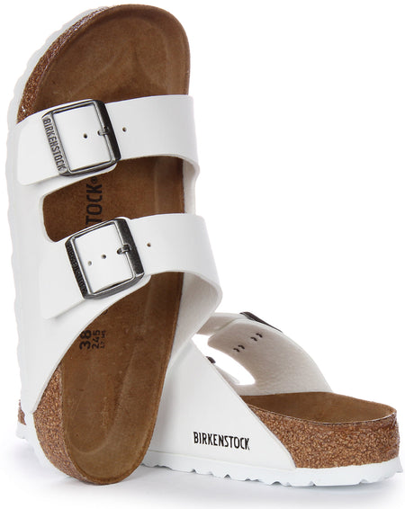 Sandalias Birkenstock Arizona | Birko-Flor blanca para mujer