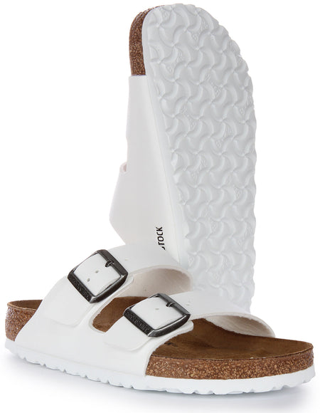 Sandalias Birkenstock Arizona | Birko-Flor blanca para mujer
