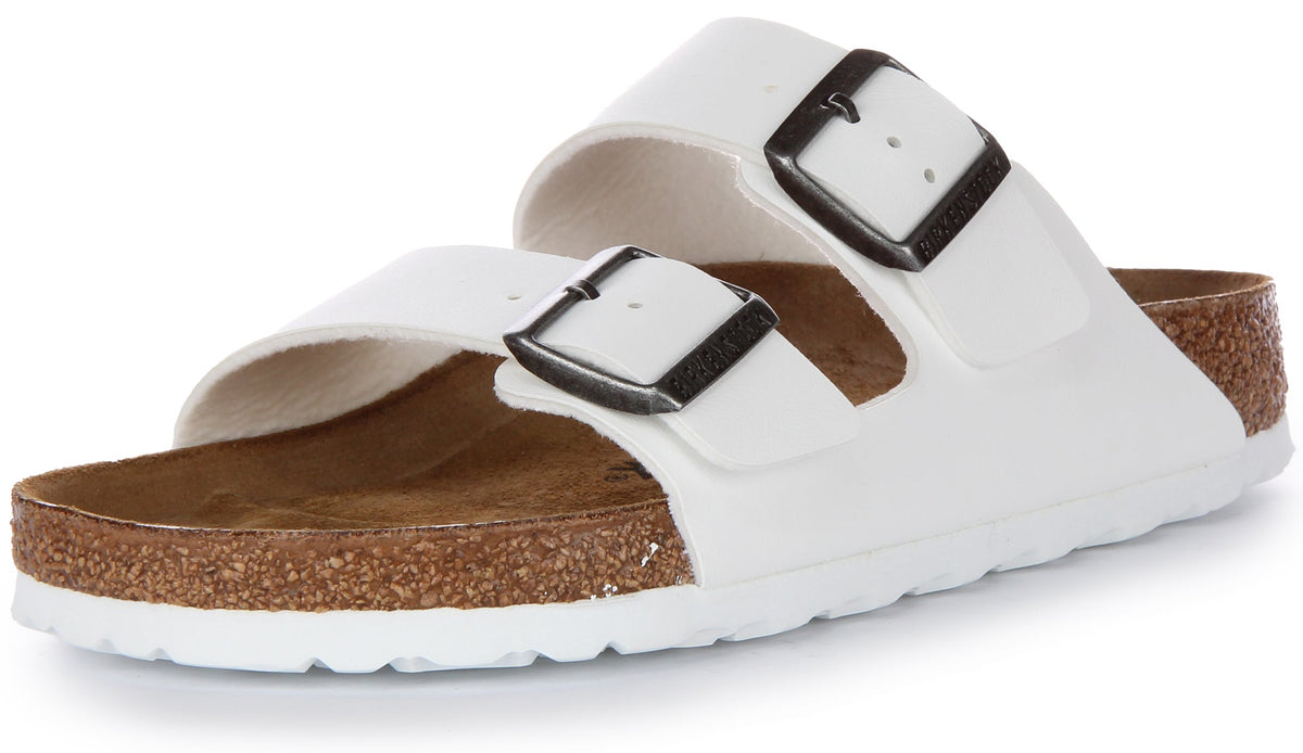 Sandalias Birkenstock Arizona | Birko-Flor blanca para mujer